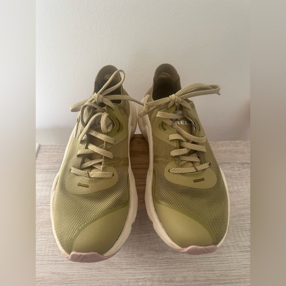 Sorel Kinetic RNEGD Float Shoes Olive Mauve Sporty Comfy Stylish Size 7 - Picture 8 of 9